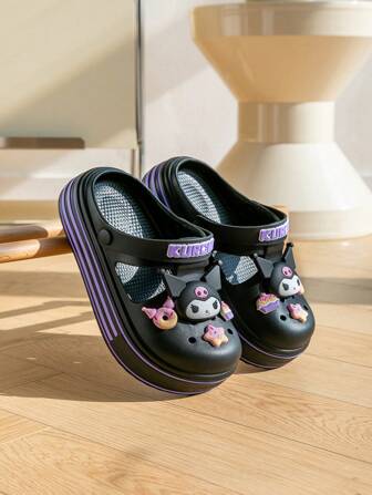 Sanrio Sanrio Characters Hollow Out Clogs-stijl instapsandalen voor dames en kinderen, met Kuromi, Cinnamoroll, My Melody EVA-materiaal