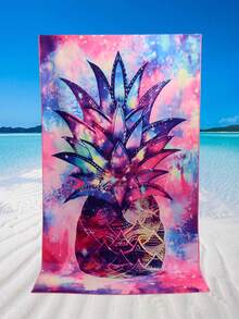 1 件超大加厚吸水保暖超柔软纤维 90x180 印花浴巾/沙滩巾 - 彩色 - 查看 12