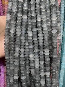 50/100pcs 5mm X 8mm Imitation Jade, Agate, Abacus Beads, Loose Beads, Wheel Beads, Spacer Beads For DIY Jewelry Making, Bracelets, Keychains, Necklaces, Crafts Decoration, Colorful Beads Material To Inspire Your Creative Designs