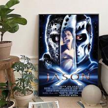 WB 1/10PCS Friday The 13th Horror Films Poster Wall Art Home Decor Room Decor Digital Painting Living Room Restaurant Kitchen Art - Frameless