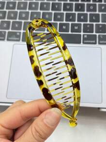 1 pezzo Semplice fermaglio a coda di sirena per capelli, elegante fermaglio per coda di cavallo verticale, fermaglio per coda di cavallo casual in polipropilene, fermagli per capelli, accessori per la scuola