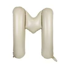 Balão de Letra em Folha de Alumínio Branco Creme de 40 Polegadas com 26 Letras, Adequado para Festas de Aniversário, Dia dos Namorados, Temas de Casamento, Formatura, Aniversário, Decoração de Balões para Festa de Carnaval, Itens de Decoração de Festa Livremente Combináveis