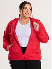 Women's Plus Size Windbreaker Jacket G1 To G6 Lightweight Stylish Comfortable Everyday Hiking Sports Winter - 紅色 - 查看 7