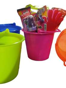 20 Cubetitas Dulcero Sin Personalizar 500 ml - Caja económica y versátil para dulces, sorpresas o souvenirs en fiestas infantiles. - Multicolor - Ver 4