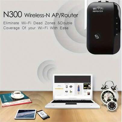 将您的 WiFi 信号提升至 300Mbps - 长距离无线中继接入点