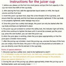 ASLING Compact Mini Portable Juicer Cup - Citrus Juicers With Fruit Squeezer, Food Mixer, Ice Crusher, And Charging Function - Multi-Functional, Easy To Clean, And Space-Saving Design - 粉色 - 查看 6
