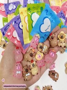 Sanrio 20/50pcs Cute Capybara Surprise Bag - Capybara Surprise Lucky Gift Box, Capybara Themed, Individually Wrapped Surprises, Holiday Party Favors, Birthday And Holiday Gifts, Party Surprises (Random)