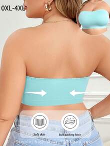 Plus Size Everyday Comfort Non-Wired Side-Hook Bra - Mint Green - View 5