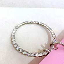 Ladies Dinner Bag Rhinestones 2025 Designer Purse Ring Handbag Shoulder Bag - Green - View 2