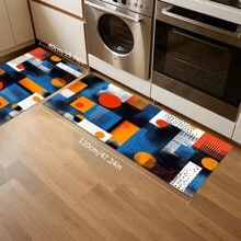 1/2 Piezas Felpudo de cocina minimalista moderno, adecuado para interior/exterior, absorbente de agua y antideslizante, aplicable a dormitorio, baño, cocina, entrada - Decoración del hogar lavable a máquina
