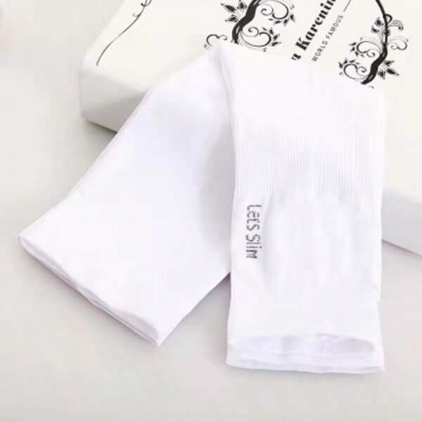 10pcs Summer Solid Color Korean Style Ice Sleeves, Cooling Sun Protection Arm Sleeves For Outdoor Sports, Running, Cycling
