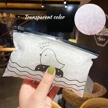 1000 piezas Mini lazos de pelo desechables de nylon de colores con bolsa de almacenamiento, set de accesorios de pelo elásticos para mujer