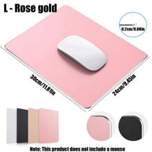 3-Size Aluminum Alloy Gaming Mouse Pad (S/M/L: 26x21-31x26cm) - Smooth Glide & Cooling, Ultra Thin To Large