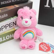 CARE BEARS 一套毛绒心形小熊钥匙扣，可爱钥匙扣，包包挂饰和钱包配件，萌熊钥匙扣，包包挂饰，礼物，钥匙圈，手提包，单肩包，耳机盒，吊坠，个性化汽车包，钥匙钩，手提包，单肩包和车钥匙配套 | 可爱卡通动物设计 | 理想的生日礼物，圣诞礼物 - 多色的 - 查看 6