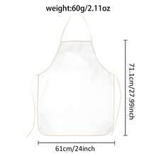 1 Piece Fun Mouse Chef Print Apron Polyester Great For Cooking Party Cleaning - Multicolor - View 2