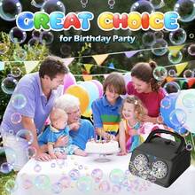 Upgraded Automatic Bubble Machine, 2-Speed Adjustable, Produces Over 20,000 Bubbles Per Minute, Portable Bubble Toy, Powered By Electricity Or Battery, Suitable For Indoor/Outdoor Play, Birthday Parties, Stage Performances, Multiple Styles Available - Multicolor - View 9