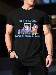 ¡Súbete, perdedor! Camiseta gráfica para hombre - Camisetas casuales divertidas y geniales