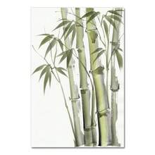 1pc Quà tặng Vintage Lá tre Poster Trang trí Thiền tông Trung Quốc mới Không thực Tranh trừu tượng Mực in Nghệ thuật treo tường Tranh vải Canvas Trang trí nhà Khung tùy chọn - Nhiều màu - Xem 27