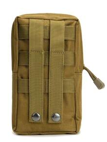 Tactical Molle Pouch Water-Resistant Compact Utility EDC Waist Bag Pack - Khaki - View 5