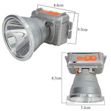 Lámpara minera recargable de 85 Watt para cabeza Larga duración de uso Resistente a la lluvia-Linterna luz LED de largo alcance de hasta 1500 metros ideal para campismo, senderismo, exploración de cuevas, pesca y además actividades al aire libre - Camuflaje negro - Ver 9