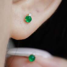 A Pair Of S925 Sterling Silver Stud Earrings, Simple And Fashionable Ear Piercing Earrings, Personalized Light Luxury French New Jewelry For Ladies