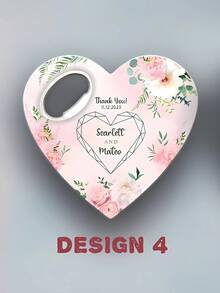 Custom Bottle Opener Wedding Souvenirs For Guests, Unique Wedding Favor Wholesale Magnets, Engagement Favor Save The Date Magnets,Heart Shape Wedding Thank You Favor,Magnetic Bottle Opener, Custom Wedding Gift, Wedding Gift, Thank You Favor Souvenirs, Bottle Opener(24 Designs),Multi-Functional, Ornamental,Anti-Mold,Reusable,Adorable,High-Quality,Cute,Vintage,Colorful,Customized Bottle Openers & Bottle Opener Accessories,Home Refresh - Multicolor - View 6