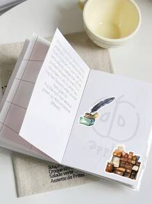 18 pezzi di adesivi vintage con lettere scritte a mano ad acquerello, adatti per craft fai-da-te, scrapbooking, album, planner, diario, articoli di cartoleria vintage, ideali per scrapbooking, diari, taccuini, computer portatile, progetti fai-da-te