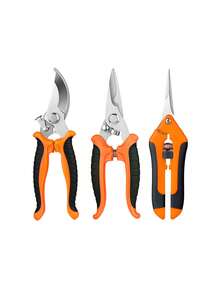 1/2pcs Gardening Scissors Set, Pruning Shears, Multi-Function Garden Tools