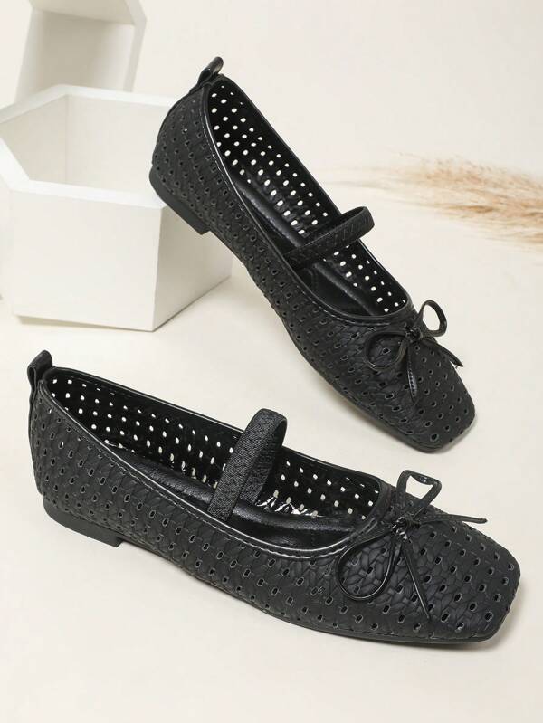 Boho Bowknot Women Sandals, Suitable For Beach, Holiday, Wedding, Party, Office, Home, Outdoor, All Seasons