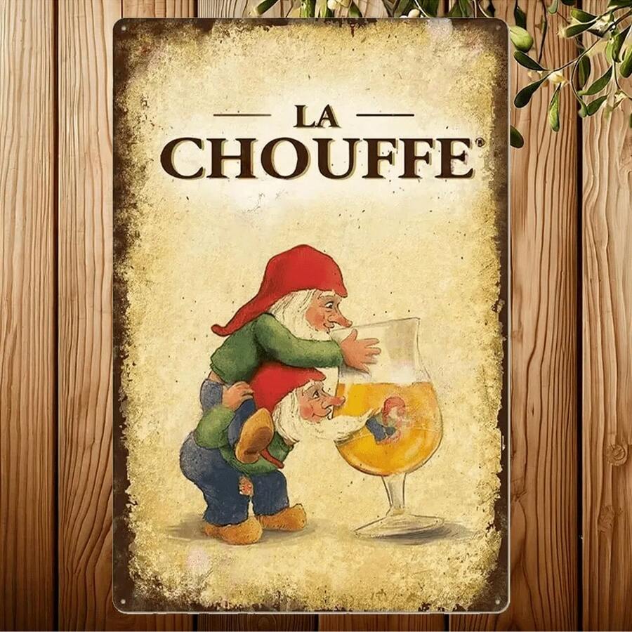 Beer Brand Plaque Tin Sign Metal Sign Decorative Plaque Wall Decor Pub Kitchen Bar Man Cave Club Decoration,30x20CM - Multicolor - View 1