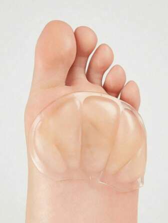 1 par de almohadillas de gel con panal para la parte delantera del pie para tacones altos, partículas suaves amortiguadoras de impactos con textura antideslizante, media talla talla grande grande, ideas de regalo de accesorios