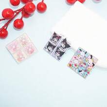 Sanrio 3Pcs/Set Sanrio Kuromi Melody Pochacco Brooch Pin For Backpack Clothing Accessories Birthday Party Kawaii Jewelry Decoration