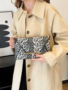 Fashionable Large Capacity Floral Pattern Colorblock Clutch Bag, Evening Bag For Women