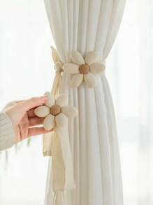 2 paquetes de sujetacortinas de poliéster moderno, ajustables sin necesidad de taladrar, con diseño de animales de dibujos animados 3D, sujeta-cortinas creativos para la decoración de la sala de estar - Variedad de opciones de animales