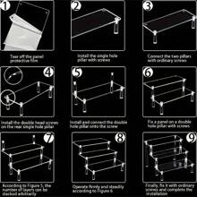 1pc Acrylic Jewelry Display Stand, 1/2/3/4 Tier Jewelry Display Rack, Cosmetics & Perfume Display Shelf, Antique Jewelry Display Stand, Used For Displaying Accessories, Jewelry, Perfume, Makeup And More