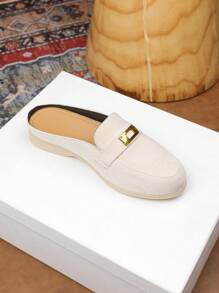 Chaussures plates mocassins pour femmes Été 2025 Nouvelles chaussures de travail de bureau casual Glissant  doux antidérapant respirant durable Classique Brogues, Grande taille 41-43
