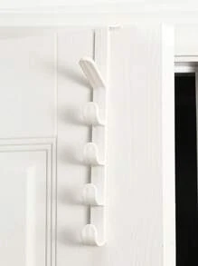 1/3 piezas Gancho vertical multifuncional en la parte trasera de la puerta, estante de almacenamiento sin perforaciones en la parte trasera de la puerta, gancho para bolsos, gancho colgante para ropa en armarios, dormitorios y habitaciones, ganchos de plástico, adecuado para dormitorios, salas de estar, puertas de baño, artículos para el hogar (blanco, negro, marrón)