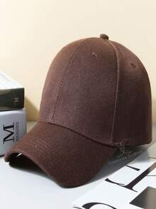 Children's Cap Children's Hat Cap 2 To 8 Years Old Plain Curved Brim Plain Children's Cap - Dark Grey - View 1