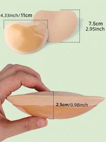 1 Paio o 5 Paia Di Cuscinetti Adesivi In Gel Di Silicone Per Reggiseni Da Donna, Costumi Da Bagno, Bikini, Reggiseni Sportivi, Cuscinetti Impermeabili Monouso Per Aumentare La Taglia Del Seno