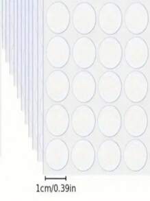 Balloon Glue,Acrylic Double-Sided Tape, High-Viscosity And Strong Nano-Double-Sided Tape, Die-Cut And Thickened Round Magic Glue Party Supplies Balloon Accessories
