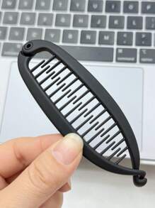 1 pezzo Semplice fermaglio a coda di sirena per capelli, elegante fermaglio per coda di cavallo verticale, fermaglio per coda di cavallo casual in polipropilene, fermagli per capelli, accessori per la scuola