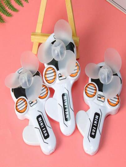 Push Button Operated Fan, Student & Children's Prize Gift, Outdoor Portable Handheld Mini Fan
