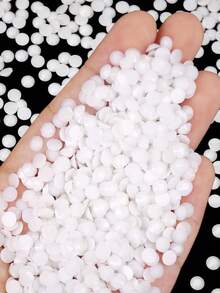 2000/800/400顆/袋 樹脂水鑽 2mm-6mm 白色平底水鑽，適用於DIY手工藝、美甲藝術、美甲裝飾、美甲配件、手機殼、鞋子、衣物、手工裝飾、美甲鑽飾、美甲用品、美甲飾品 - 白色 - 查看 4