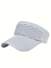 3 Peças/1 Peça Chapéu de Viseira Solar para Mulheres, Chapéus de Tricô Elásticos, Chapéu Esportivo de Secagem Rápida com Abas Largas, Chapéu de Golfe, Chapéu de Sol Multicolor Portátil para Montanhismo e Atividades ao Ar Livre, Viseira, Boné, Chapéu sem Tampa