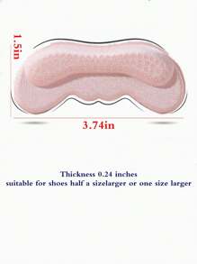 Anti-Slip Heel Grip Pad, Shoe Sizer Hack To Reduce Shoe Size By Half, Prevents Heel Slippage And Friction For High Heels