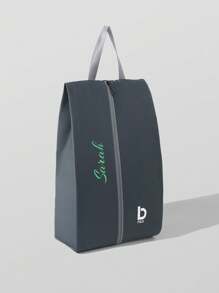 1 pièce Sac de rangement pour chaussures brodé personnalisé, sac de voyage portable grande capacité pour chaussures, housse de voyage et d'affaires pour chaussures, organisateur de chaussures de sport et de pantoufles, étui à chaussures imperméable et anti-poussière, convient à un usage quotidien, excellent cadeau pour la famille, les amis, les mères, les pères, peut être utilisé pour la fête des mères, la fête des pères, la Saint-Valentin, la fête des infirmières, Noël, anniversaire