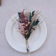 迷你干花束、波西米亚婚礼中心花束、花蕾瓶花束、礼品、家居装饰、潘帕斯迷你花束、秋季装饰、秋季