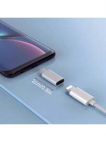 2pcs Female To USB C Male Adapter, Compatible With IPhone 15 Pro/Pro Max/Plus, IPad ,2pcs Set, Lightning Female To USB C Male Adapter, Suitable For Charging And Data Transmission