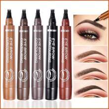 [MENDSMAN] Fine 4 Pronged Eyebrow Pencil, Natural 3D Eyebrow Effect, Creates Natural Eyebrow Makeup, Waterproof, Sweat-Proof, Long-Lasting And Non-Smudging, Easy Draw For Clear Eyebrows, Nice Gifts For Women, And For Valentine's Day