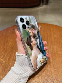 1 Stück personalisierter Foto-Anpassungsfall, unterstützt Einzelbildanpassung/Vollmusterkonstruktion/individuelle Signatur, transparente TPU-Linsen-Handyschutzschale, erfüllt individuelle Kundenwünsche! Kompatibel mit 16 Pro Max/16 Pro/15 Pro Max/14 Pro Max/13 Pro Max, A12/A13/A14/A15/A52/A54/A55/13C, OPPO A15/A17, Honor X6a/X7b/X8b/X6, S23 Ultra/S24 Ultra/A52s, VIVO, OPPO, SAM, Redmi; geeignet für Geschenke und den täglichen Gebrauch
